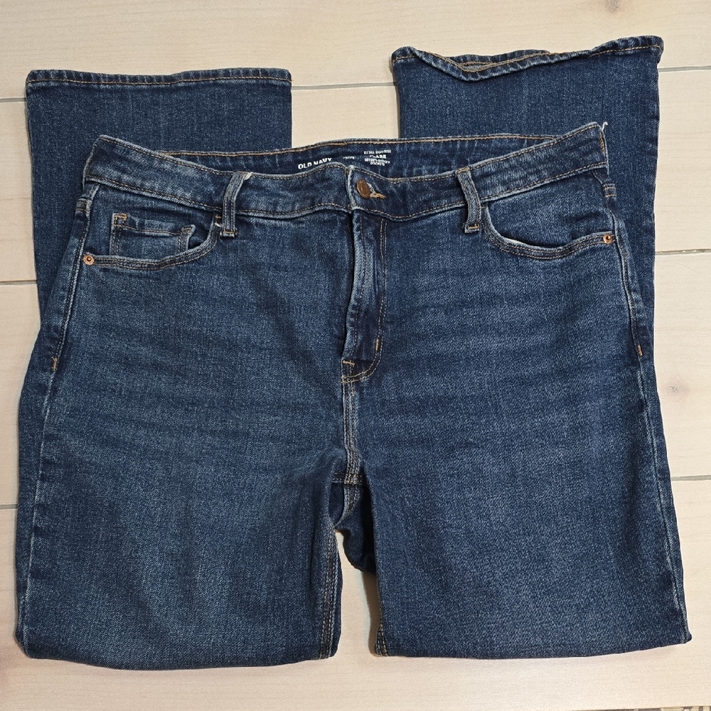 Old Navy Extra High-Rise Flare Jeans